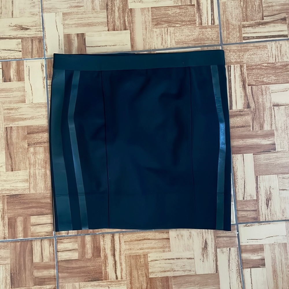 Helmut Lang Black Stretch Mini Skirt Size P